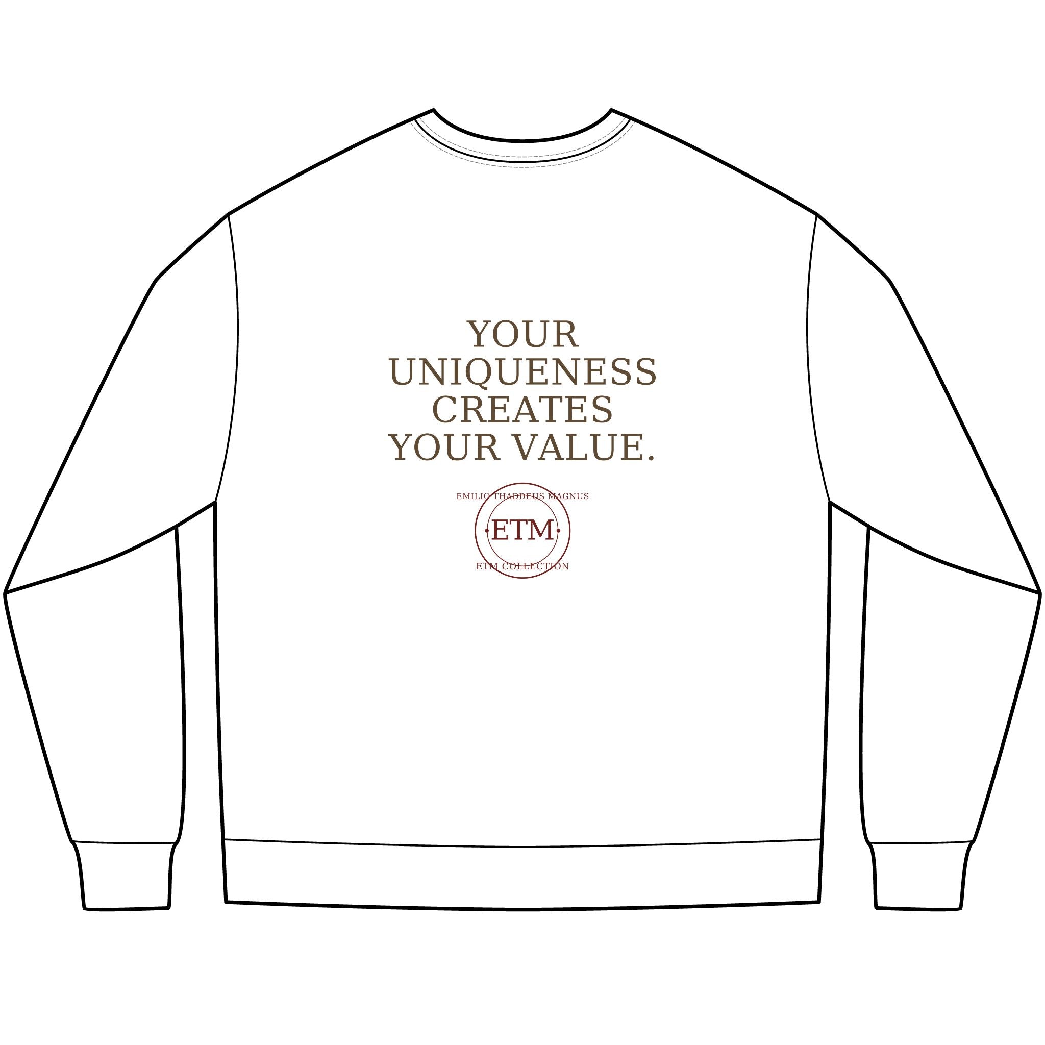 ETM Natural Heavyweight Become Your Fullest Self Long Sleeve Tee